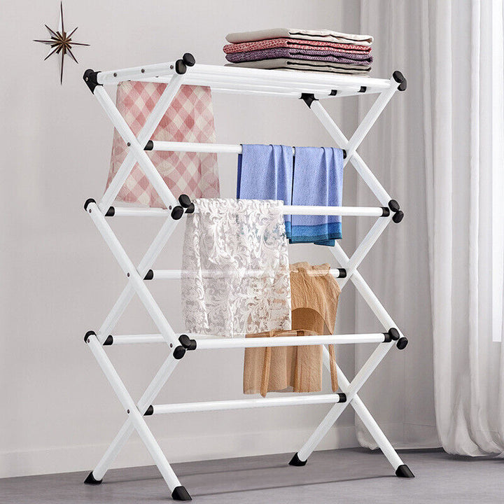 3-Tier Clothes Airer – Portable Indoor and Outdoor Drying Rack