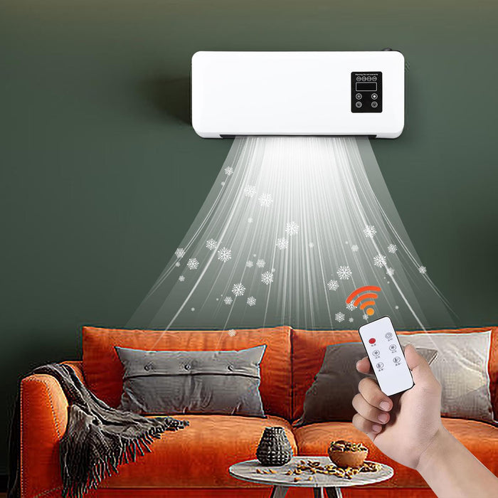 Heat Hollow Wall Fan Heater with Cool Fan Mode and Towel Rail