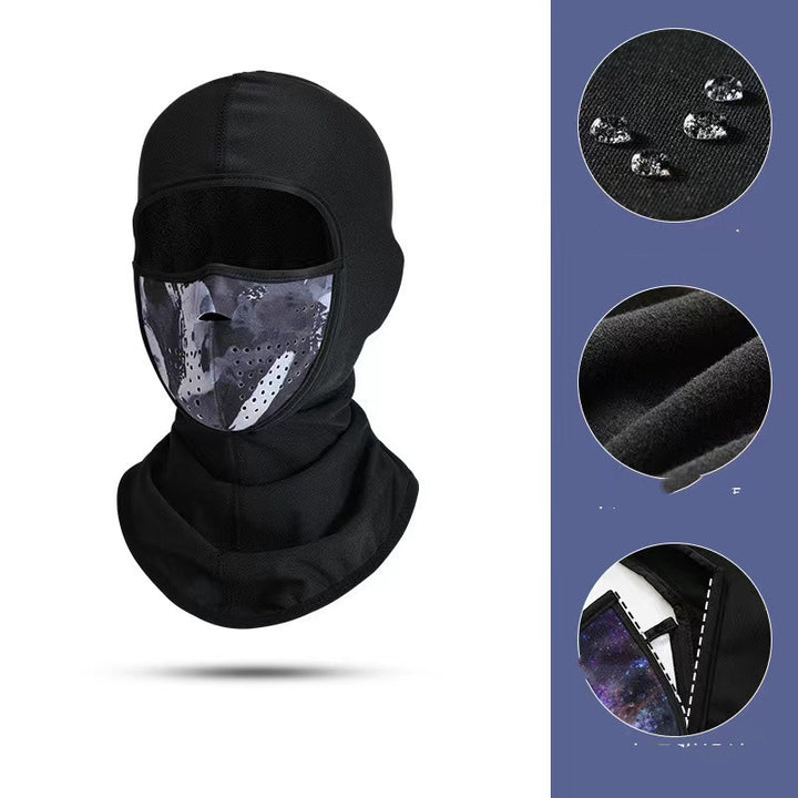 Winter Windproof Ski Face Mask Neck Cover, One Size