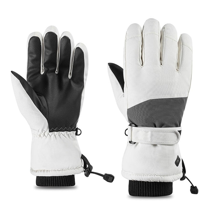 Heat Hollow Waterproof Ski Gloves with Touchscreen Fingers
