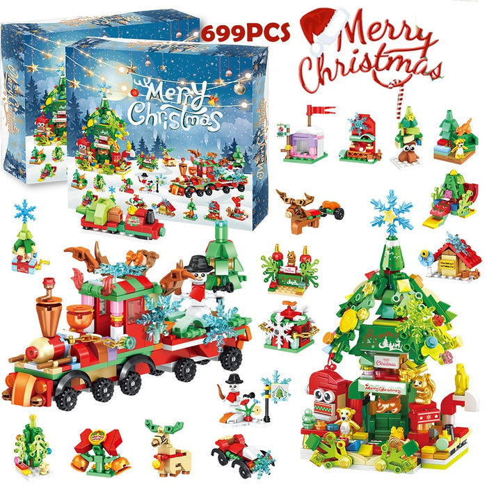 Heat Hollow Brick Building Advent Calendar with 24 Surprise Boxes