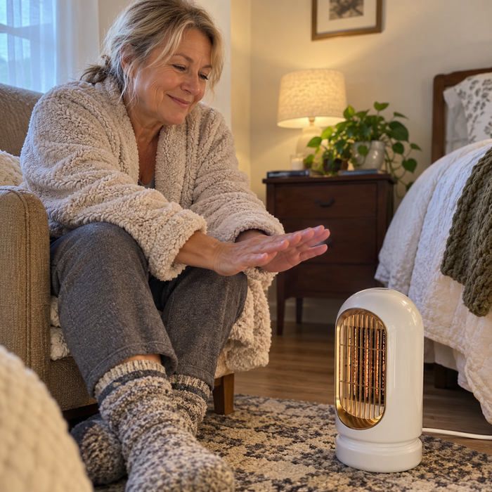 A cosy corner, without heating the whole house