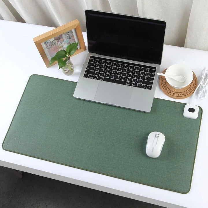 Heated Desk Mat With Adjustable 35–50°C Temperature – Heat Hollow