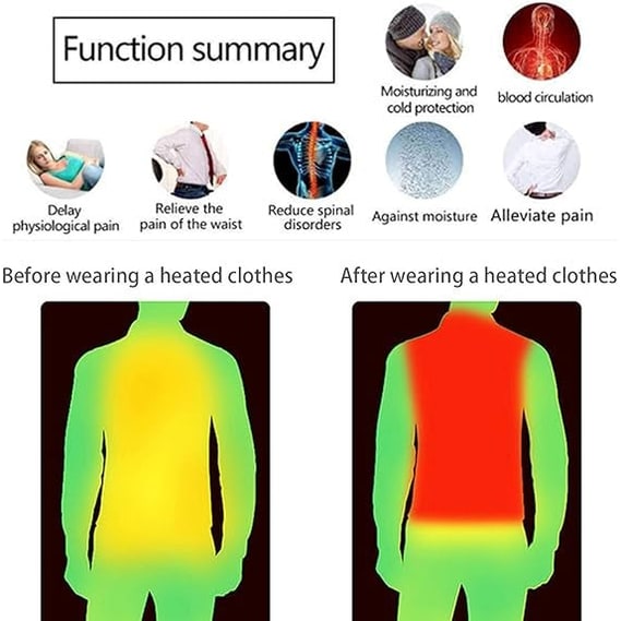 Heat Hollow™ Zip-Up Heated Hoodie with Drawstring Hood