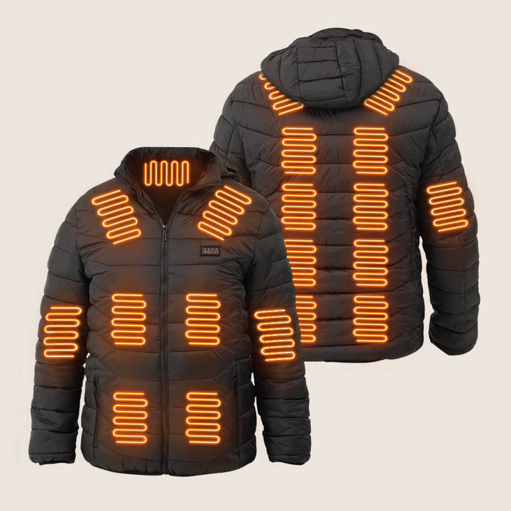 Heat Hollow™ Heated Puffer Jacket with Arm, Core and Back Zones
