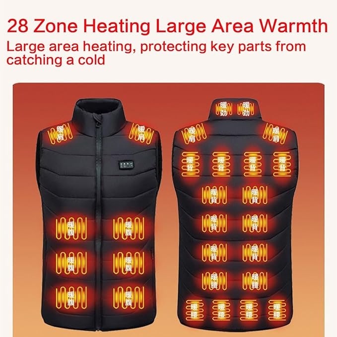 Heat Hollow™ Quilted Heated Gilet with Multi-Zone Core Warmth