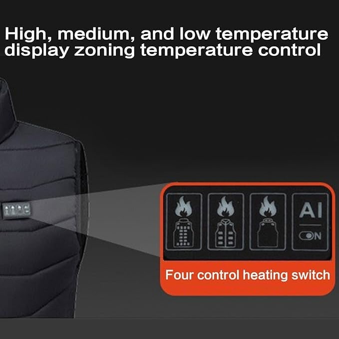 Heat Hollow™ Quilted Heated Gilet with Multi-Zone Core Warmth