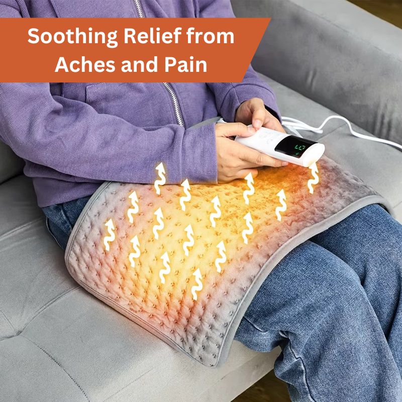 Heat Hollow™ Electric Heating Pad with 9 Heat Levels and Timer