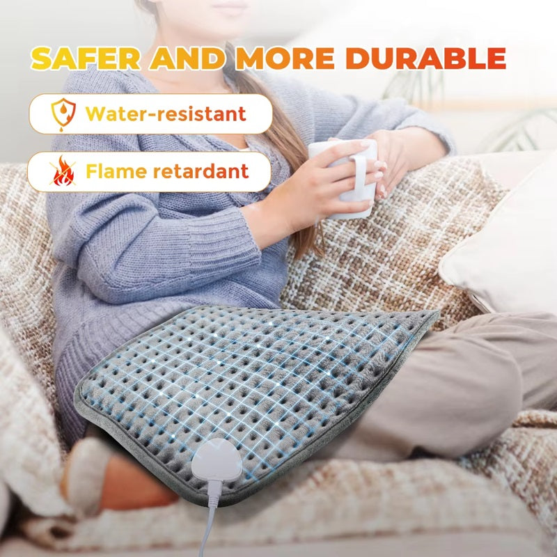 Heat Hollow™ Electric Heating Pad with 9 Heat Levels and Timer