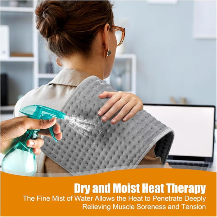 Heat Hollow™ Electric Heating Pad with 9 Heat Levels and Timer