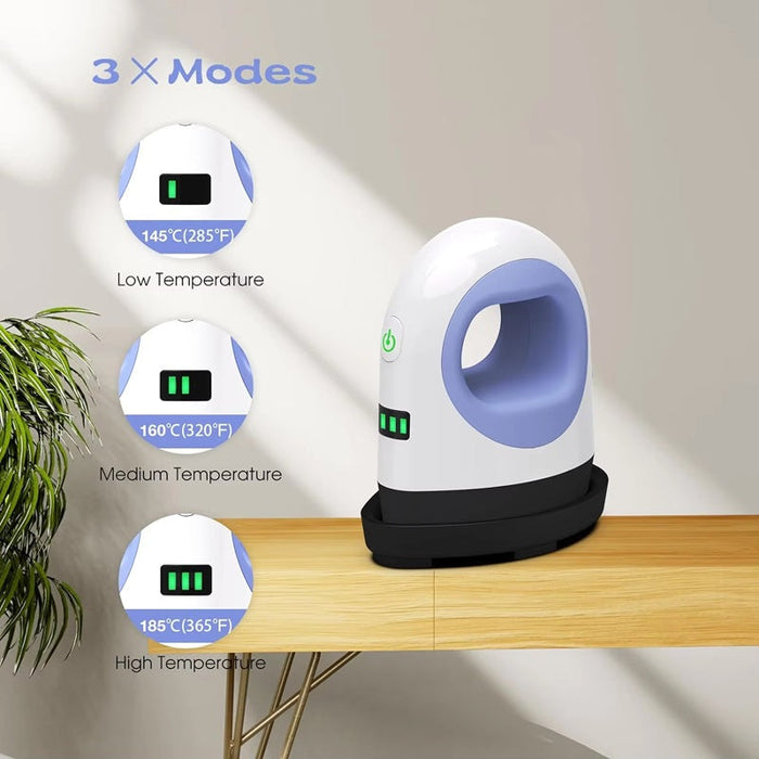 Heat Hollow™ Mini Heat Press for T-Shirts, Shoes and Crafts with 3 Modes