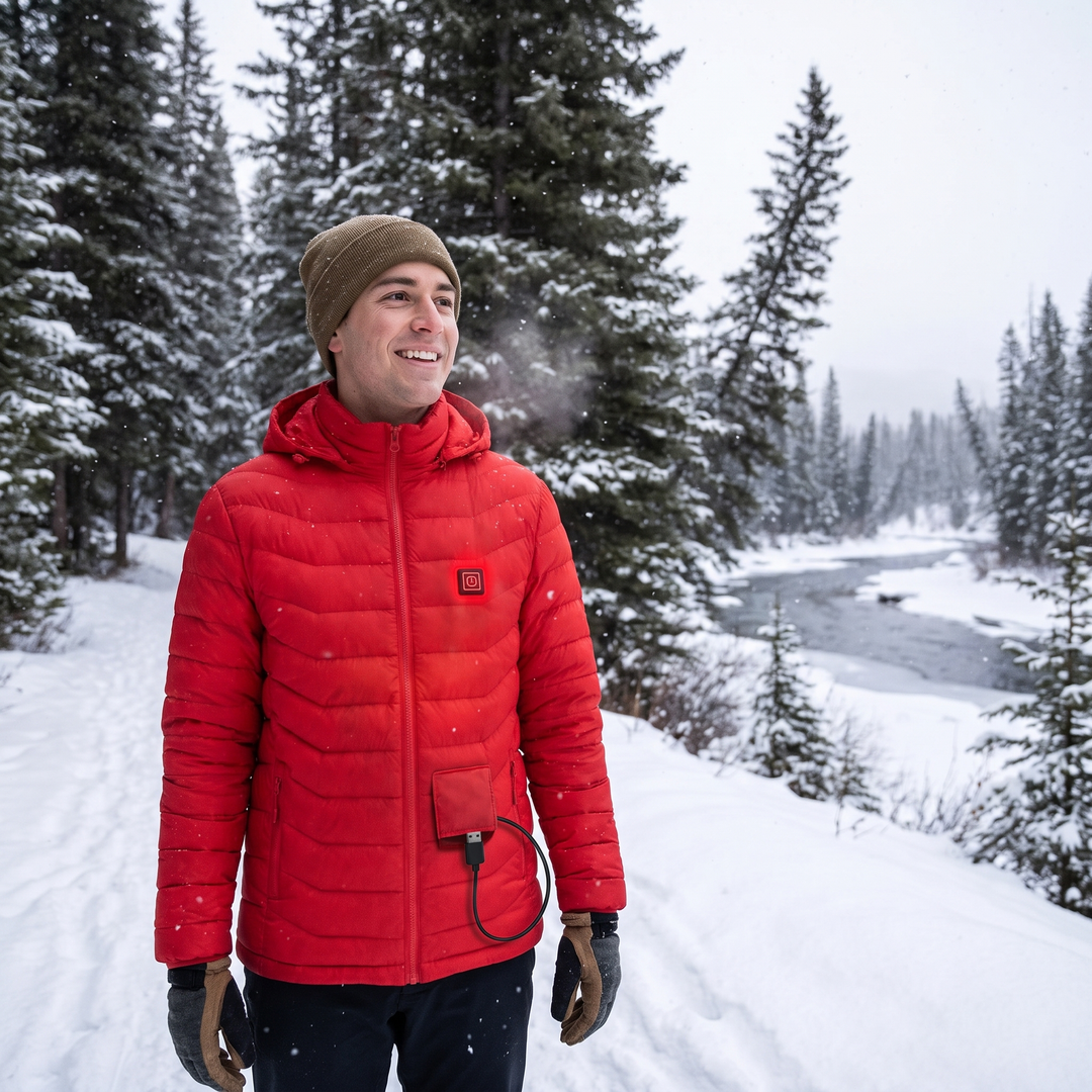 Heated Jacket - Unisex, Adjustable Temperature Control