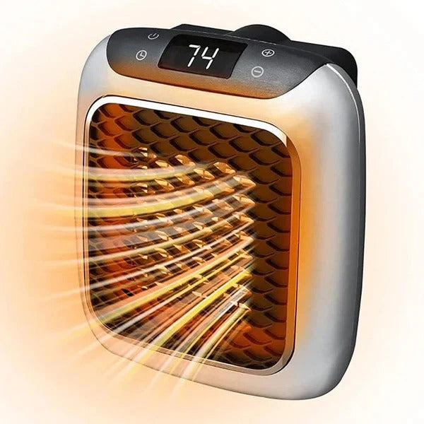 Mini Electric Wall Heater, 800W Plug-In Portable Design