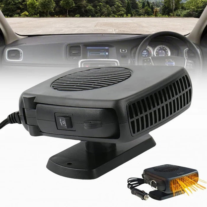 Heat Hollow™ Compact 12V Ceramic Car Heater and Defroster, 150W/300W