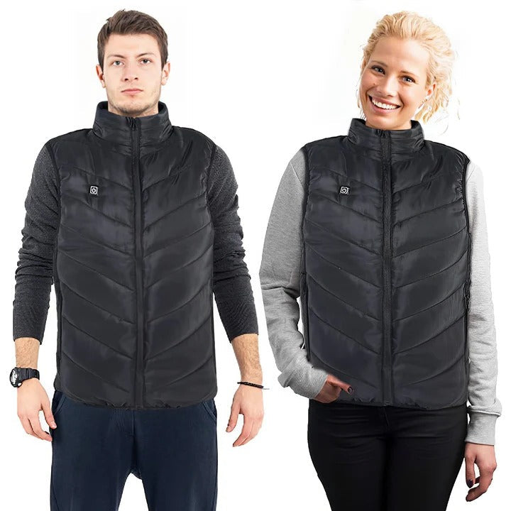 Heat Hollow™ Heated Puffer Gilet with 10,000mAh Power Bank Included
