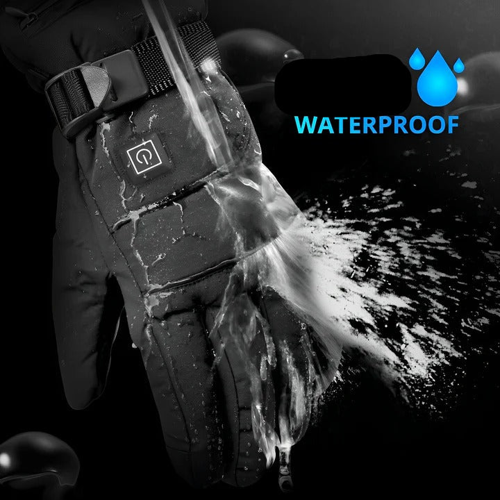 Rechargeable Heated Gloves with Adjustable Heat for Winter
