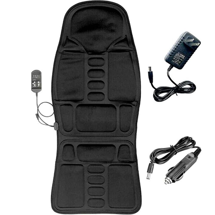 Full Back Shiatsu Massage Cushion with Heated Neck Support – Heat Hollow