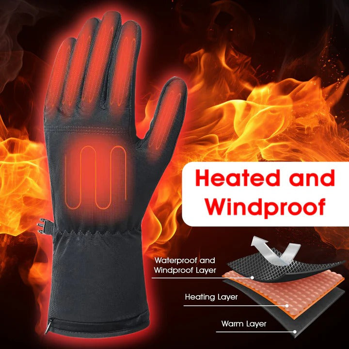 Ultra-Thin Heated Glove Liners With Touchscreen Tips