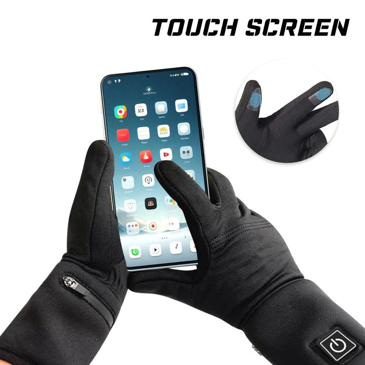 Ultra-Thin Heated Glove Liners With Touchscreen Tips