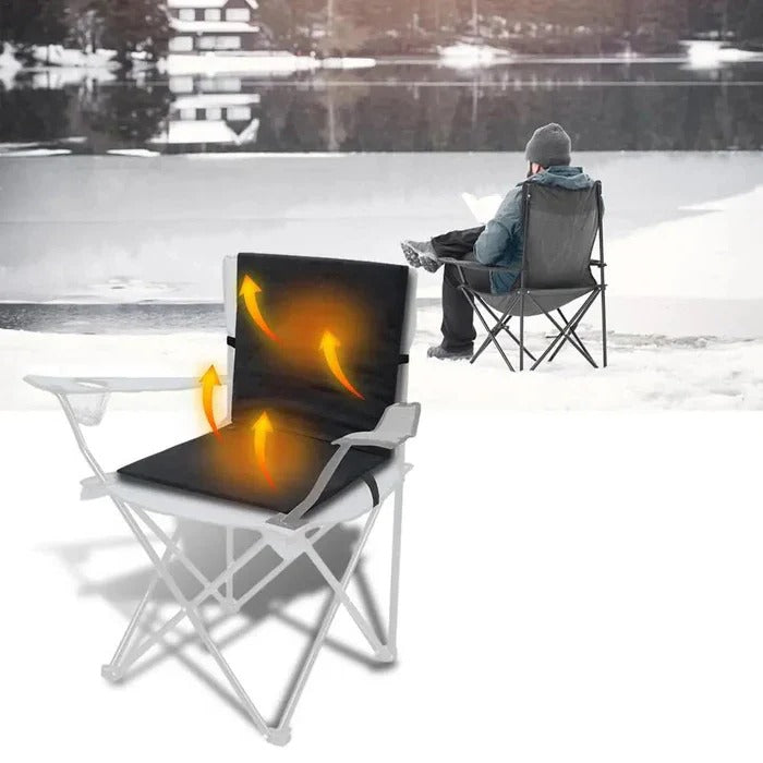 Heat Hollow™ Foldable USB Heated Seat Cushion with 3 Heat Levels