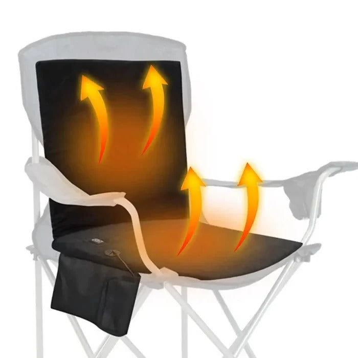 Heat Hollow™ Foldable USB Heated Seat Cushion with 3 Heat Levels
