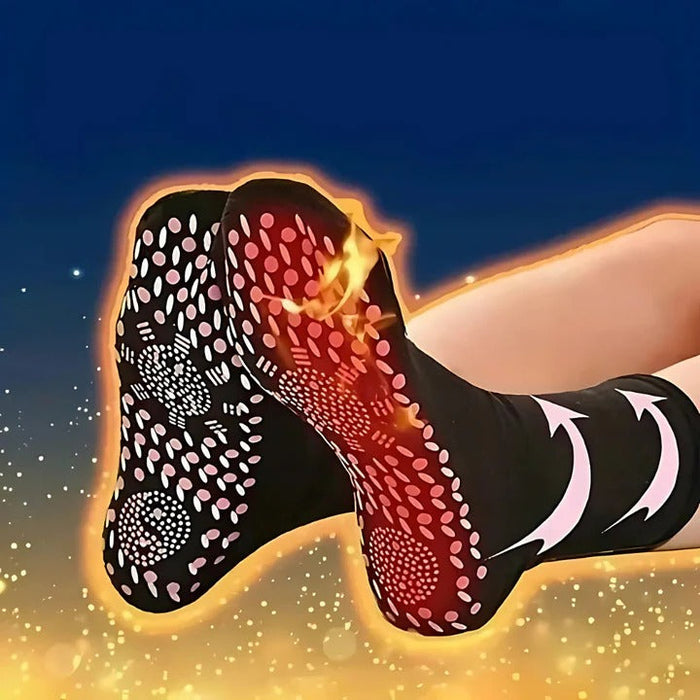 Heat Hollow™ Five-Pair Pack of Breathable Thermal Socks for Cold Weather