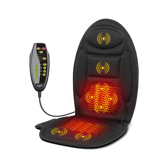Heat Hollow™ Heated Vibrating Seat Cushion for Car and Office Chair