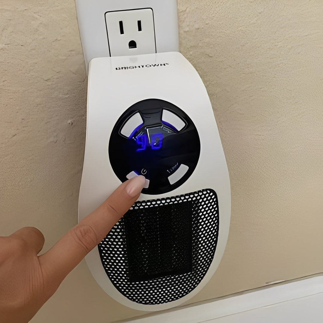 Electric Portable Space Heater with Thermostat Control