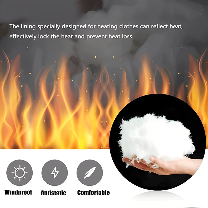 Heat Hollow™ Heated Jacket with Three Settings and USB Socket