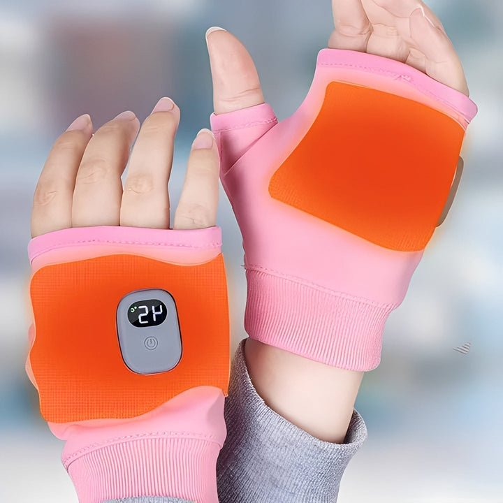 Fingerless Heated Gloves with USB-C Charging and 3 Settings