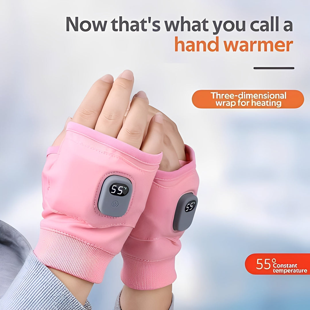 Fingerless Heated Gloves with USB-C Charging and 3 Settings