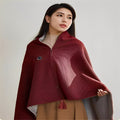 Heat Hollow™ Knitted Heated Shawl for Knees, Feet and Shoulders