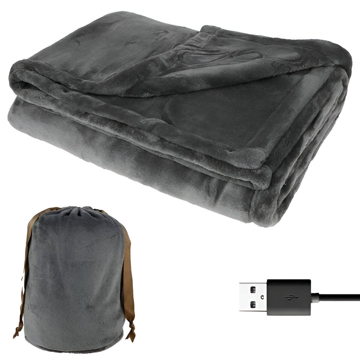 Electric Heated Throw Blanket Cordless and Portable
