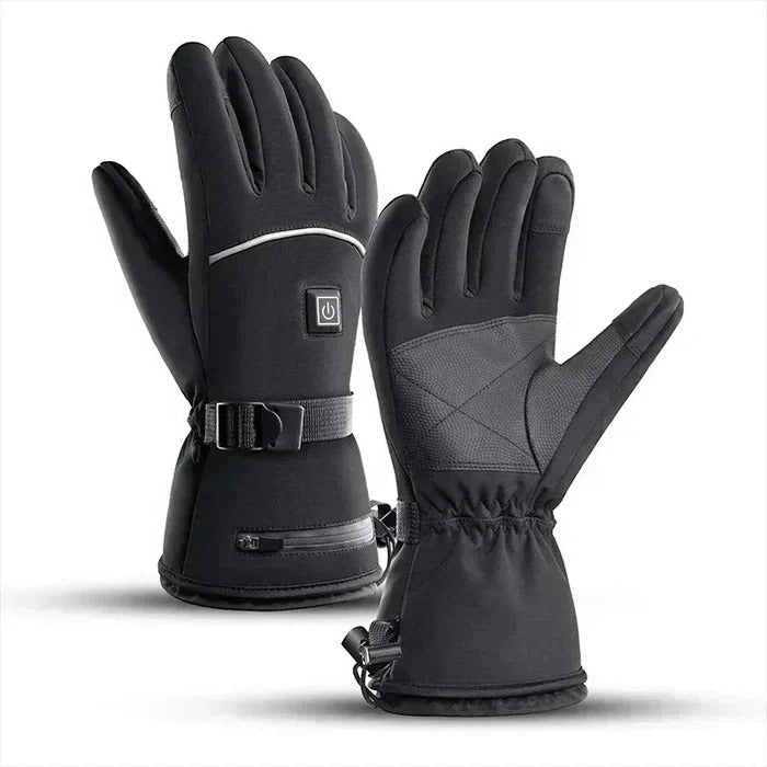 Heat Hollow™ Heated Motorbike Gloves with Touchscreen and Rechargeable Battery