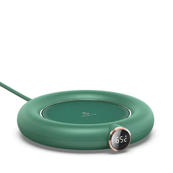 Smart Desk Cup Warmer with Digital Control and Adjustable Temperature