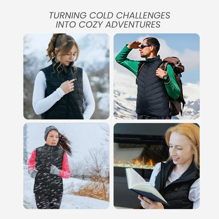 Slim Heated Gilet with 60-Second Warm-Up – Heat Hollow