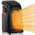 Heat Hollow™ 400W Plug-In Ceramic Heater with Thermostat and 12-Hour Timer