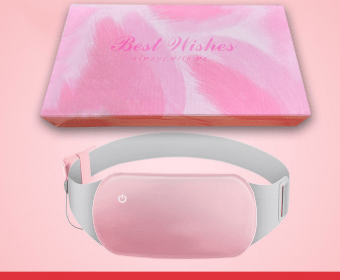 Rechargeable Heated Belly Wrap with Vibration – Heat Hollow