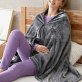 Heat Hollow™ Foldable USB Heated Blanket for Lap and Shoulders