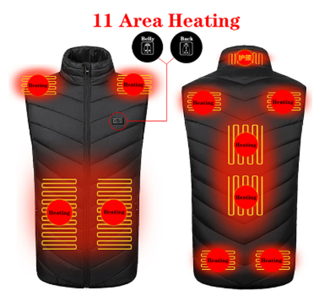 Heat Hollow™ Wind and Waterproof Heated Gilet with Neck Zone