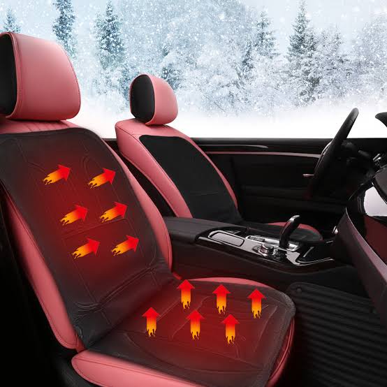 12V Heated Seat Cushion with Back Support and Memory Foam – Heat Hollow