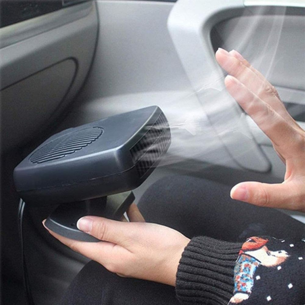 12V Car Heater Fan – 150W/300W Portable Ceramic Auto Heater for Fast Defrost &amp; Heating