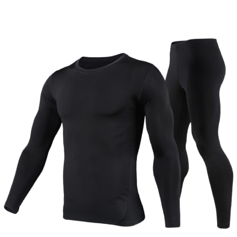 Heat Hollow™ USB Heated Thermal Base Layer Set with Flatlock Seams