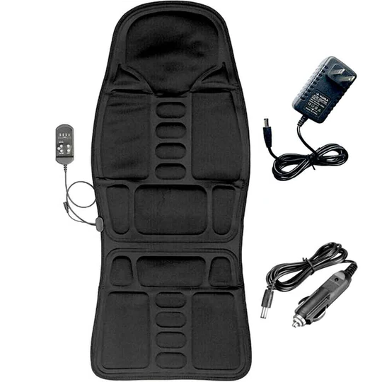 8 Mode Massage Seat Cushion with Heated Back-Neck Pillow for Car &amp; Home