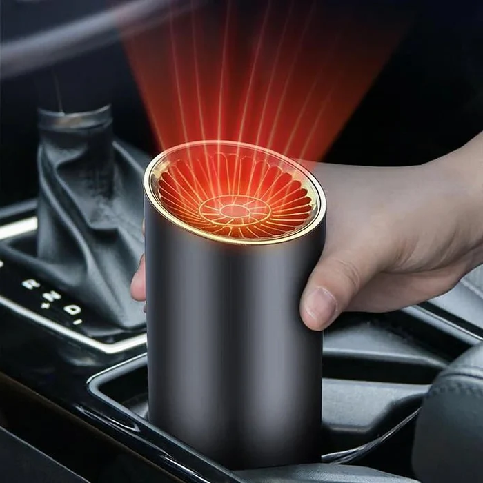 Fast Heating Cup Shape Car Warm Air Blower - Fast Heating &amp; Cooling Adjustable 360 Degree Rotatable Plug and Use for Car, SUV , RV and Truck