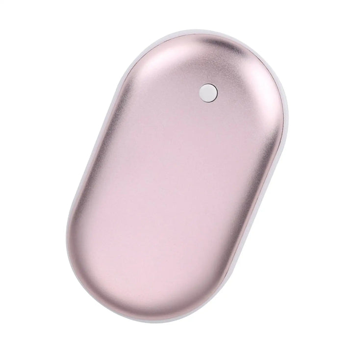 Heat Hollow™ Rechargeable Double-Sided Hand Warmer With 5000mAh Battery