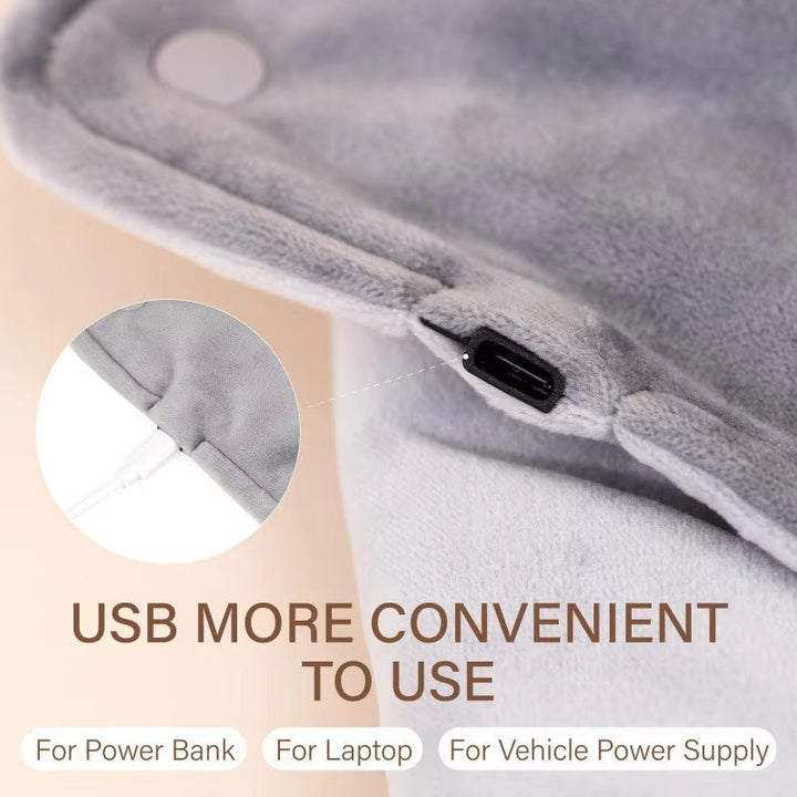 Microplush USB Heated Pad, Machine Washable – Heat Hollow