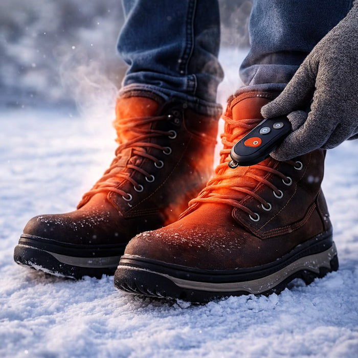 Heat Hollow™ Heated Insoles with Wireless Remote and Arch Support