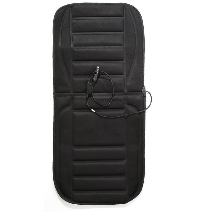 12V Heated Seat Cushion with Back Support and Memory Foam – Heat Hollow