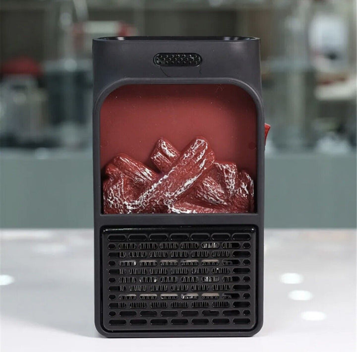 Portable Flame Effect Heater with Remote &amp; Timer – Heat Hollow
